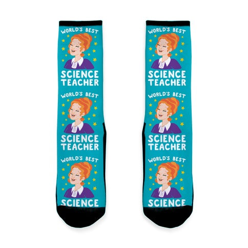 World's Best Science Teacher Socks